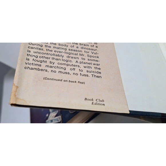 VINTAGE 1970’S THE STAR TREK READER VOLUMES 1 & 4 HARDCOVER LOT W DUST JACKETS - Picture 8 of 9